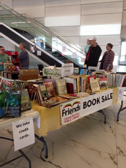 Friends of the Cedar Rapids Public Library First Saturday Book Sale