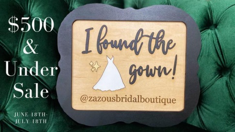 Zazou's Bridal Boutique Semi-Annual Sale